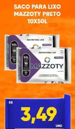 Tatico Saco para lixo mazzoty preto oferta