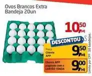 Tenda Atacado Extra - ovos brancos extra bandeja 20un oferta