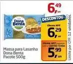 Tenda Atacado Dona benta - massa para lasanha oferta