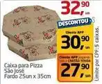Tenda Atacado São josé - caixa para pizza fardo 25un x 35cm oferta