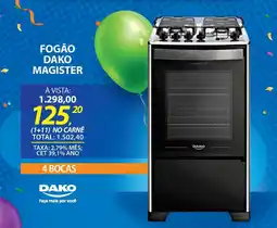 Lojas Cem Fogão dako magister oferta
