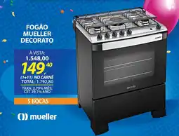 Lojas Cem Fogão mueller decorato oferta