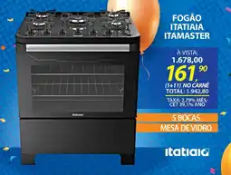 Lojas Cem Fogão itatiaia itamaster oferta