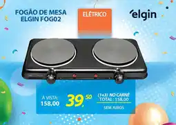 Lojas Cem Fogão de mesa elgin fogo2 oferta