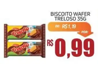 Biscoito wafer trelosa