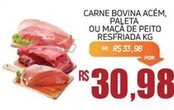 Economart Atacadista Carne bovina acém, paleta ou maçã de peito resfriada kg oferta