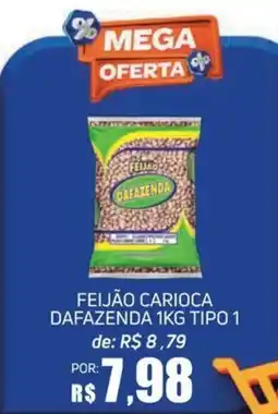 Economart Atacadista Feijão carioca da fazenda 1kg tipo 1 oferta