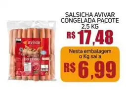 Economart Atacadista Salsicha avivar congelada pacote oferta