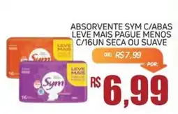 Economart Atacadista Absorvente sym c/abas oferta