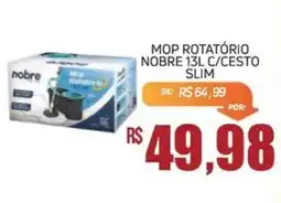 Economart Atacadista mop rotatório nobre 13l c/cesto slim oferta