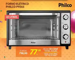 Lojas Cem Forno elétrico philco pfe65 oferta