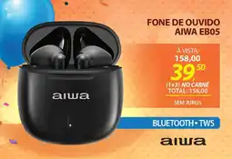 Lojas Cem Fone de ouvido aiwa eb05 oferta