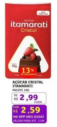 Assaí Atacadista açúcar cristal itamarati oferta