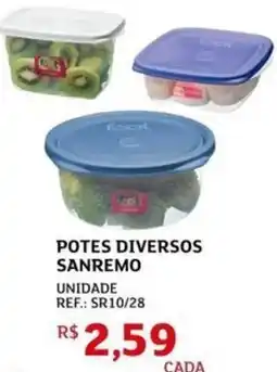 Assaí Atacadista Potes diversos sanremo oferta