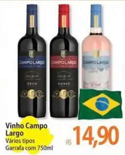 Atacadão Vinho Campo Largo Vários tipos oferta