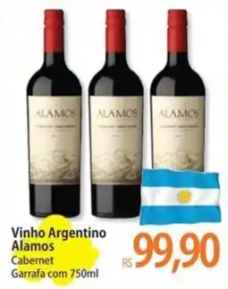 Atacadão Vinho Argentino Alamos Cabernet oferta