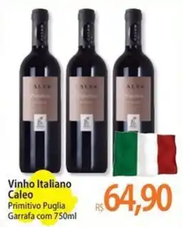 Atacadão Vinho Italiano Caleo Primitivo Puglia oferta
