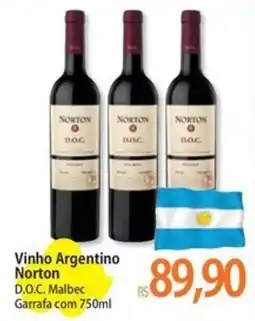 Atacadão Vinho Argentino Norton oferta