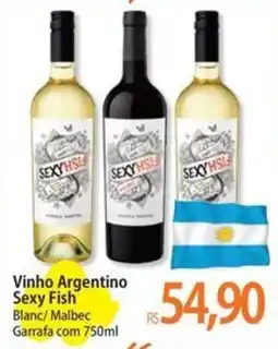 Atacadão Vinho Argentino Sexy Fish oferta
