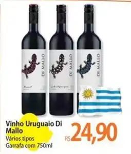 Atacadão Vinho uruguaio di mallo oferta