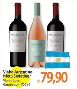 Atacadão Vinho Argentino Nieto Senetiner Vários tipos oferta