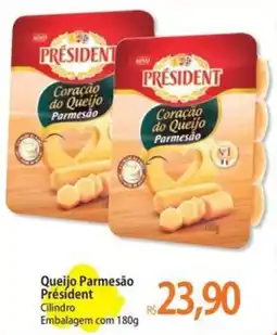 Atacadão Queijo Parmesão President oferta