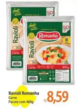 Atacadão Ravioli romanha carne oferta