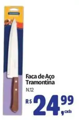 Supermercados Mateus Faca de Aço Tramontina oferta