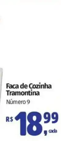 Supermercados Mateus Faca de cozinha tramontina número 9 oferta