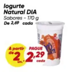 Dia logurte natural dia oferta