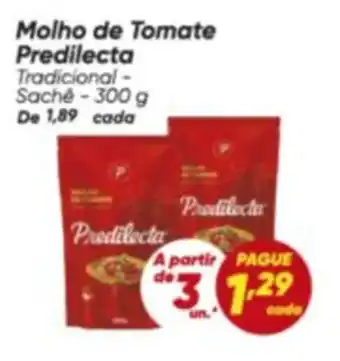 Dia Molho de Tomate Predilecta Tradicional oferta