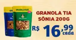 Bahamas Supermercados Granola tia sônia oferta