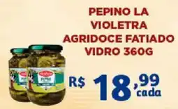 Bahamas Supermercados Pepino la violetra agridoce fatiado oferta