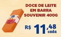 Bahamas Supermercados Doce de leite em barra souvenir oferta