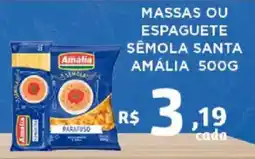 Bahamas Supermercados Massas ou espaguete sêmola santa amália oferta