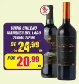 Violeta Supermercados vinho chileno marques del lago oferta