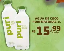 Bahamas Supermercados Água de coco puri natural oferta