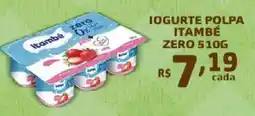 Bahamas Supermercados Iogurte polpa itambé zero oferta