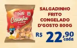 Bahamas Supermercados Salgadinho frito congelado d'gosto oferta