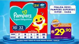 Serrano Supermercado Fralda desc. pampers supersec hiper - cada oferta