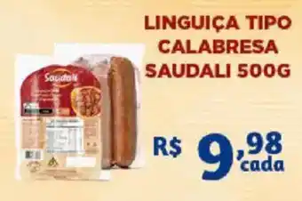Bahamas Supermercados Linguiça tipo calabresa saudali oferta