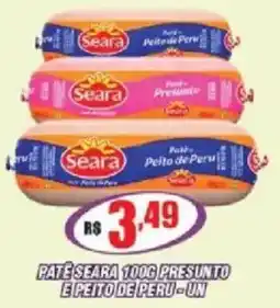 Violeta Supermercados Patê seara 100g presunto e peito de peru oferta