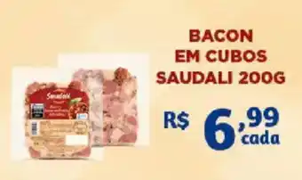 Bahamas Supermercados Bacon em cubos saudali oferta