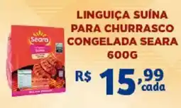 Bahamas Supermercados Linguiça suína para churrasco congelada seara oferta