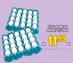 Violeta Supermercados ovos brancos modelo c/20un oferta
