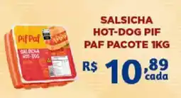 Bahamas Supermercados Salsicha hot-dog pif oferta