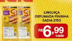 Bahamas Supermercados Linguiça defumada fininha sadia oferta