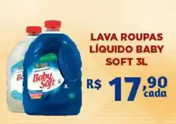 Bahamas Supermercados Lava roupas liquido baby soft 3l oferta