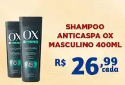 Bahamas Supermercados Shampoo anticaspaox masculino oferta