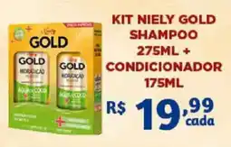Bahamas Supermercados kit niely gold shampoo oferta